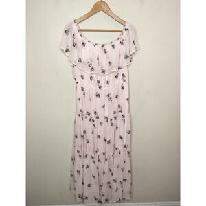 Floral Chiffon Maxi Dress Sold